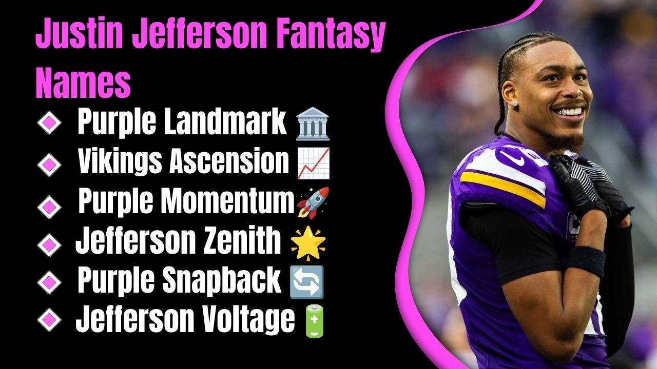 499+ Justin Jefferson Fantasy Names That Will Make Your League Stop And Stare