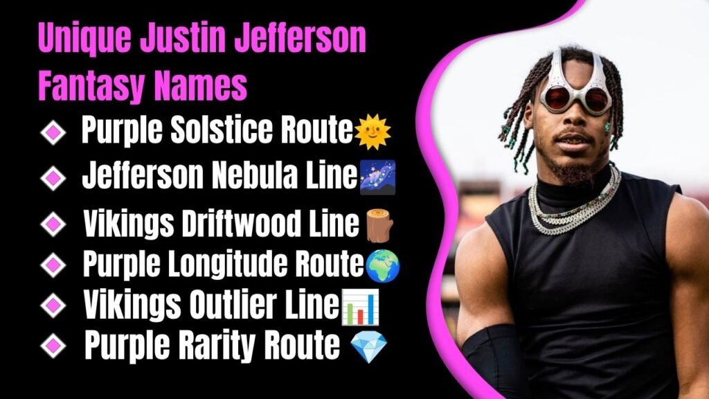 Unique Justin Jefferson Fantasy Names